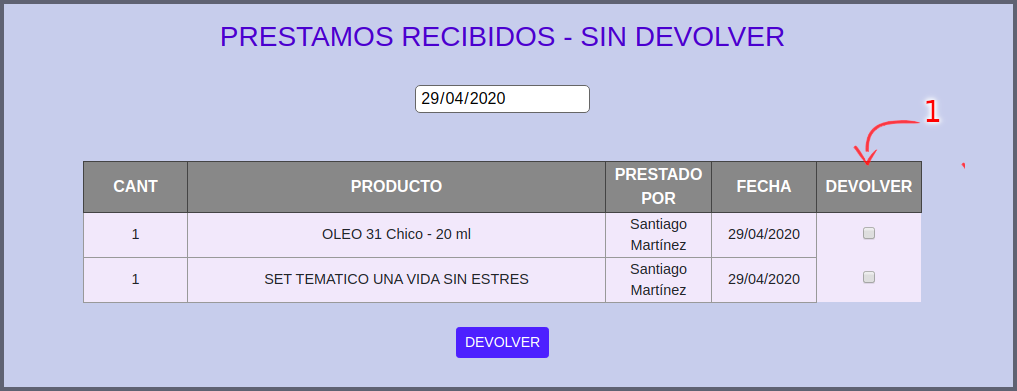 préstamos recibidos